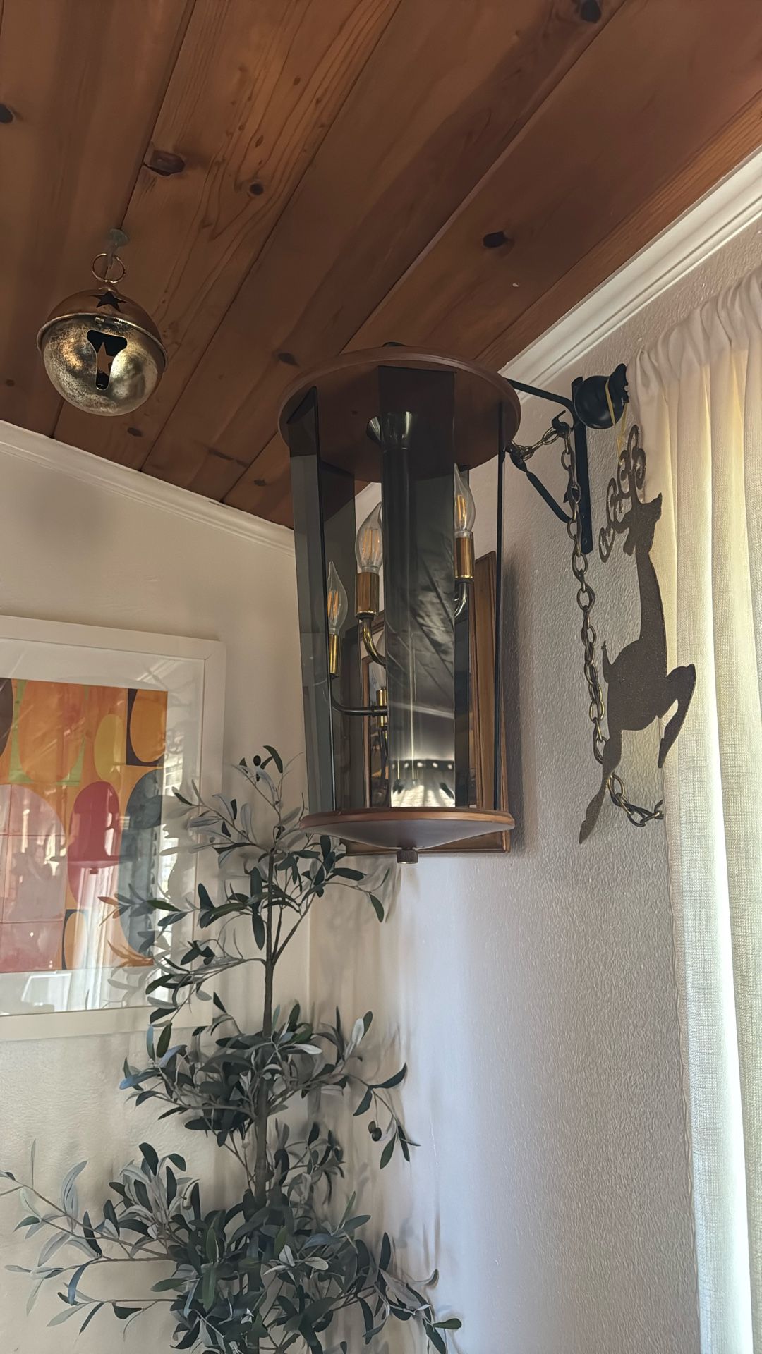 Vintage Mid Century Hanging Lamp