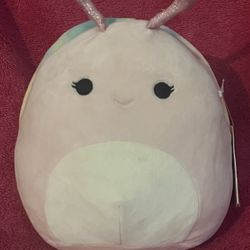 SQUISHMALLOWS 2020 Silvina the Pink Tie Dye Snail 8” NEW With Tag!