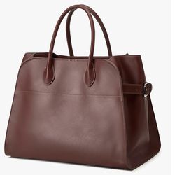 Yafirgeer Vegan Leather Tote Bag