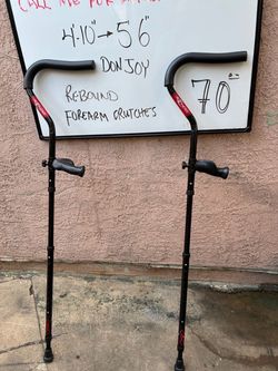 Forearms crutches