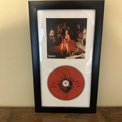 Camila Cabello Framed Autographed Romance (2919) Cd And Booklet