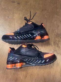 Nike Shox Enigma Black Hyper Crimson Sz 11 Women