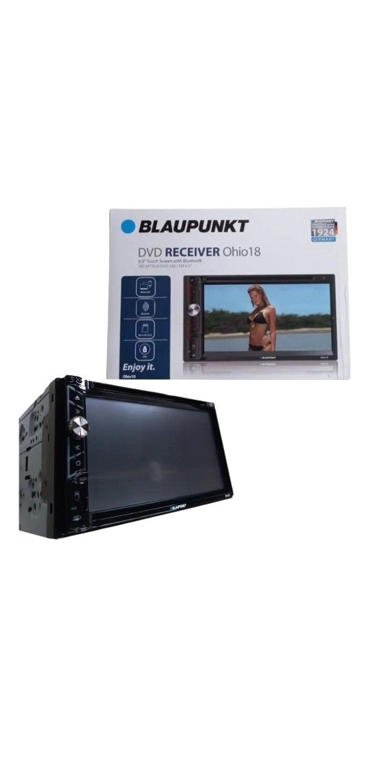 Blaupunkt Ohio18 car stereo, bluetooth, radio, mp3, dvd, cd, mic, usb, sd card, phone mirror