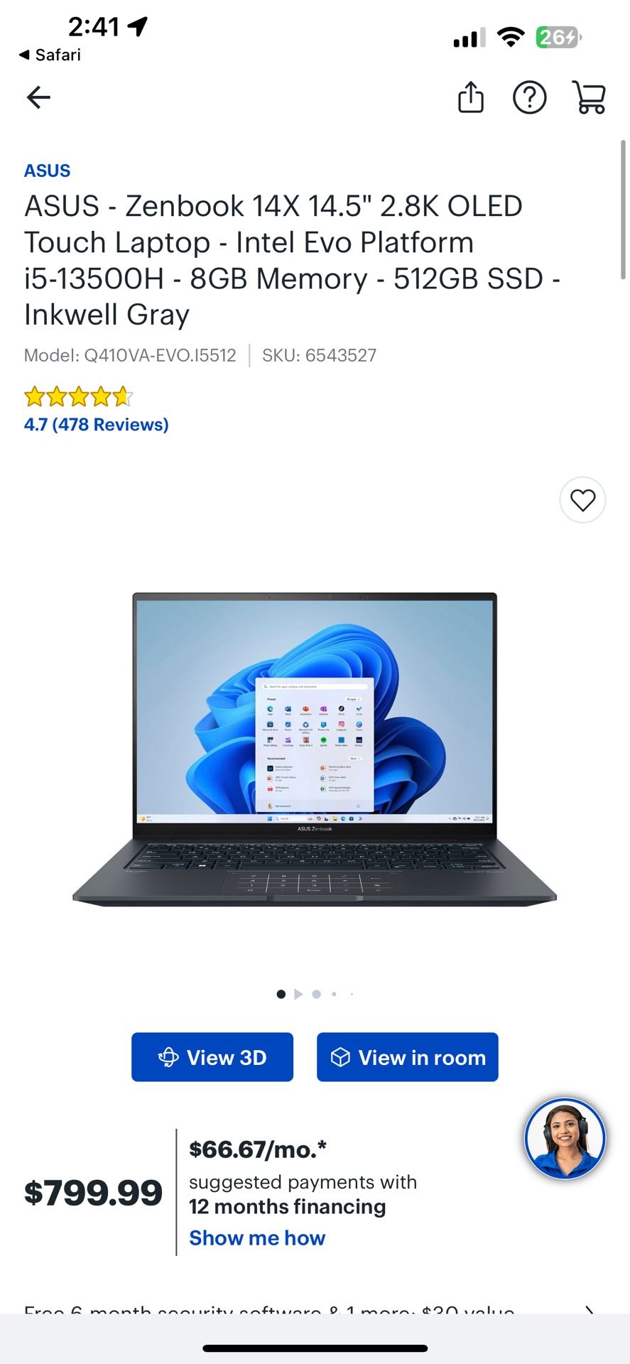 ASUS Zenbook 14x OLED