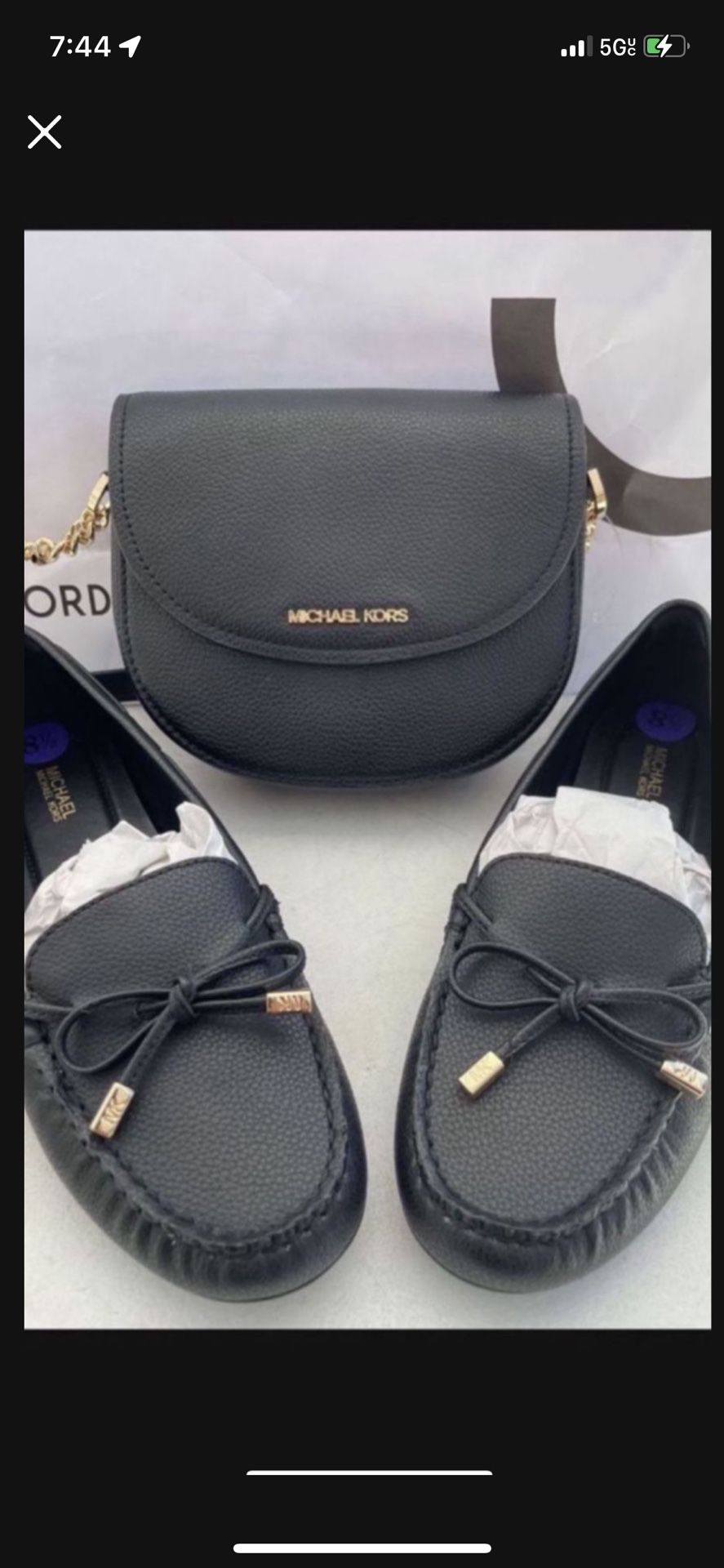 Michael Kors Crossbody NWT  Michael Kors flats size 8.5 Serious inquiries only  Low offers will be ignored  Pick up location in the city of Pico River