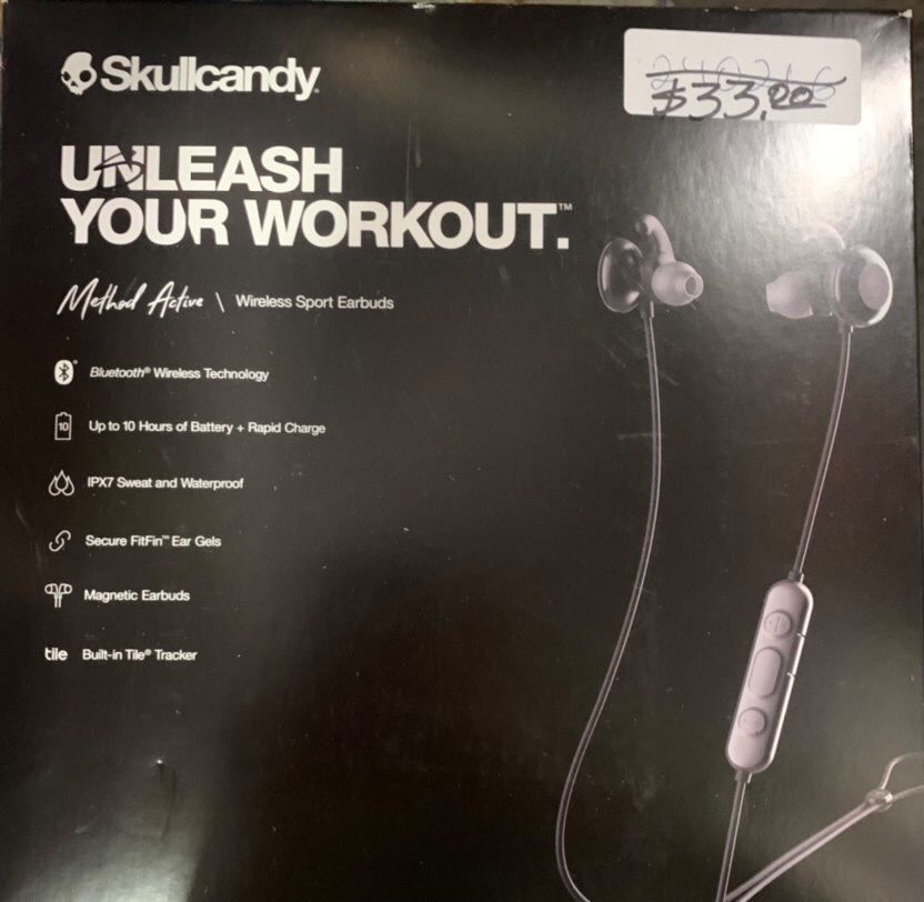 Skullcandy  Method Active Wireless Sport Earbuds 