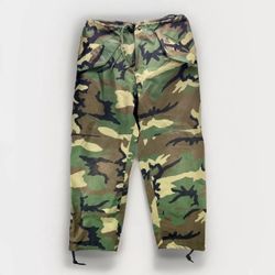 Military Woodland Goretex Pants -large 