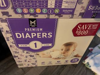 1/2 size diapers