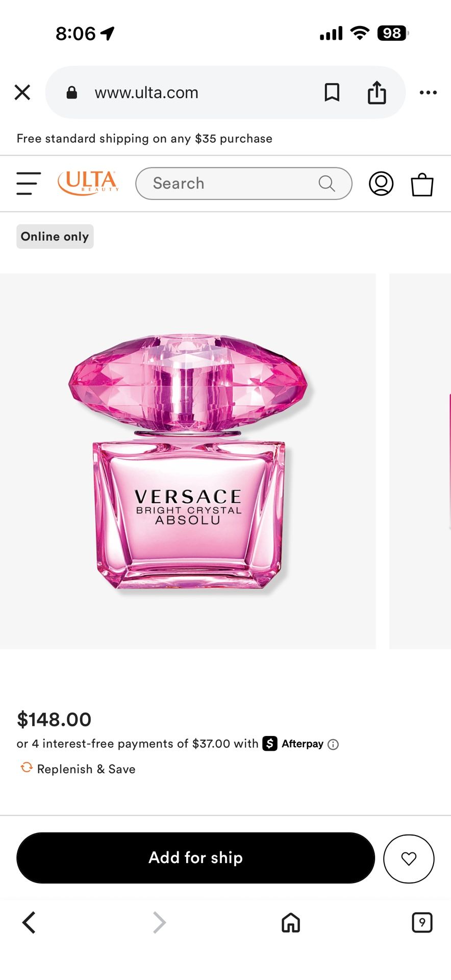 Versace Bright Crystal Absolu