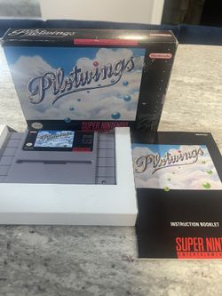 Pilotwings Complete Box & Booklet For Súper Nintendo SNES 