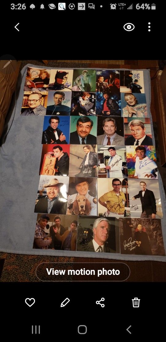 Signed Photos Of Celebrities 