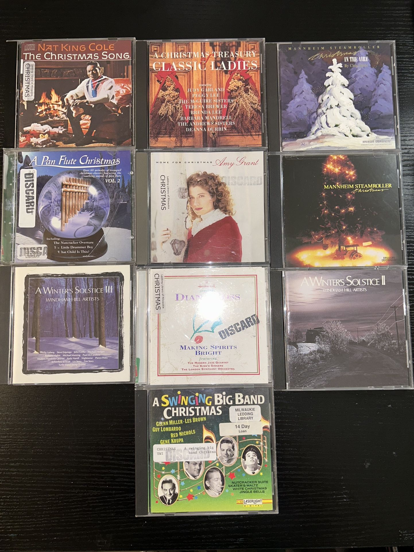 CHRISTMAS CDs Vintage Bundle Lot Of 10 CDs VARIOUS ARTIST Holiday Songs