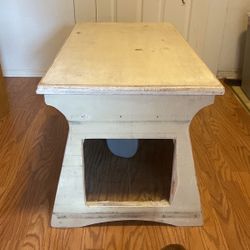 Wood Cat Or Dog Bed Side Table