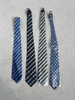 Four Brand New Silk Ties