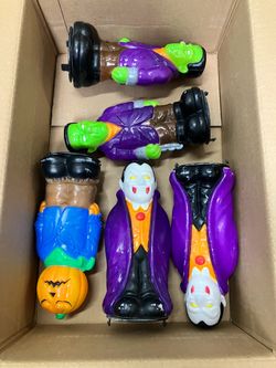 Vintage 90’s Empire Halloween Blow Mold Light Toppers Path Light Covers