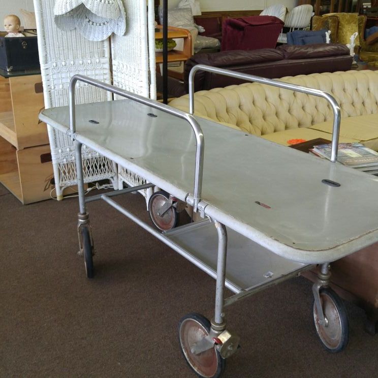 Halloween Vintage Hospital Gurney