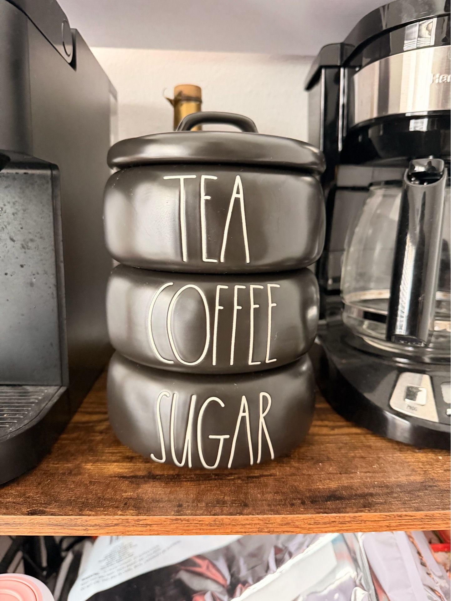 Rae Dunn Canister Set – Tea, Coffee & Sugar