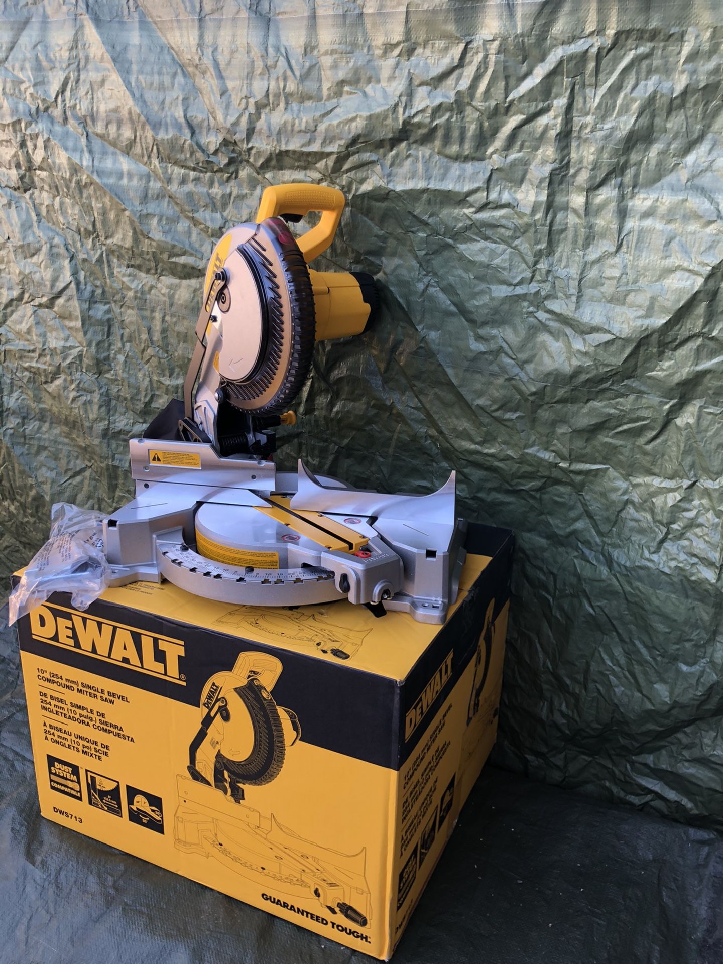 Dewalt Singe 10” Double Single Compound Miter Saw