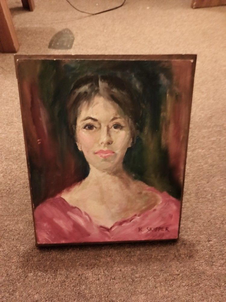 Painting By K SKIPPER 16 X 13 X 1