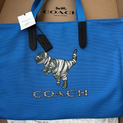 Coach Michael B. Jordan Dino Tote