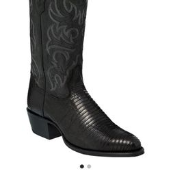 Tony Lama Nacogdoches Teju Lizard Western Boots