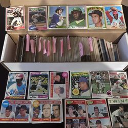 Topps Baseball Card Collection – 450+ Cards (1965–1988) – Vintage Lot