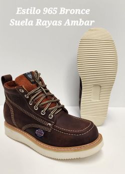 Botas De Piel De México Cómodas Para Trabajar 