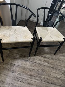 Metal Wishbone Chairs Set Of 4