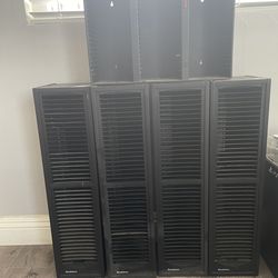 CD storage towers