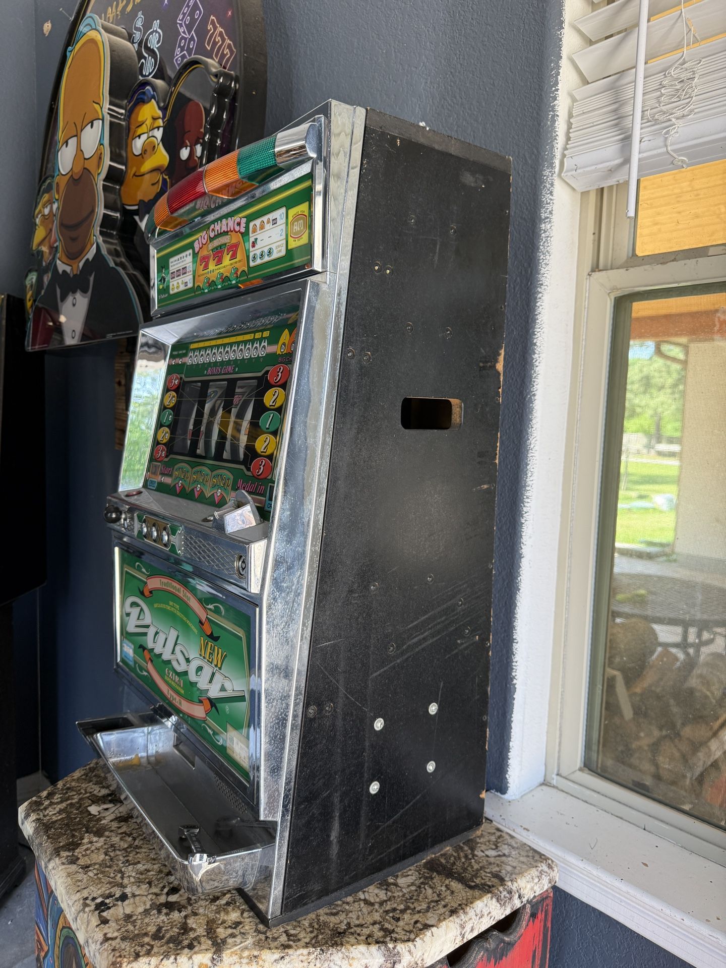 Vintage “New Pulsar” Pachislo Skill Stop Slot Machine – Likely by