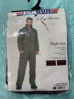 Top Gun Flight Suit Costume – Men’s M/L