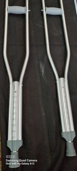 New crutches up to 300 pounds capacity, adjustable  , $45