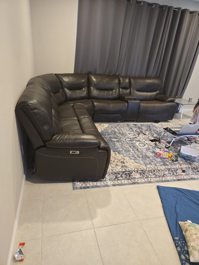 Sectional Leather Sofa