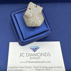 Ring 10k Diamonds Real 