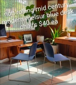 $45 each assorted mid century modern mcm desk chairs office chair