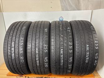 Set 4 tires 255 45 20 Continental crosscontact xl