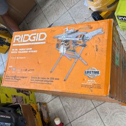 Ridgid 10 Inch Table Saw With Stand 