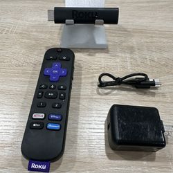Roku Streaming Stick 4K 3820X2 Black HDR Media Streamer W/ Voice Remote