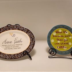 Mini Plate & Metal Stand