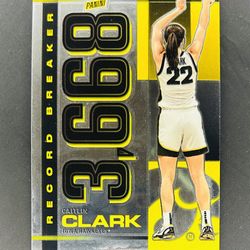 2024 Panini Caitlin Clark Collection WNBA Record Breaker 3668 Points RB-CC 