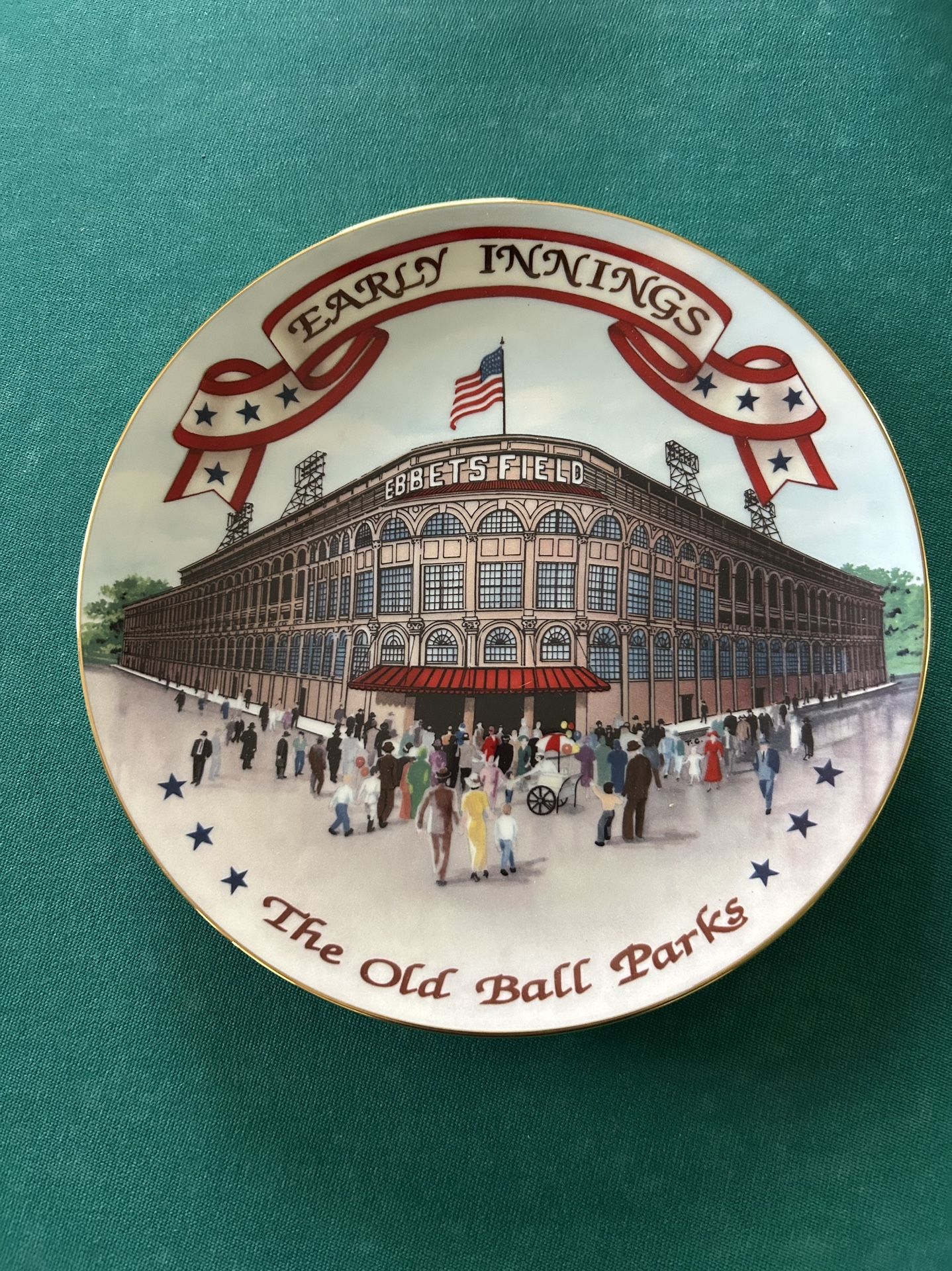 Ebbets Field 8 1/2" Collectors Plate