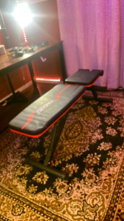 Adjustable work out bench