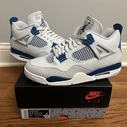 Jordan 4 Military Blue Retro 2024 Size 11.5, Authentic, All OG, Rarely Worn 