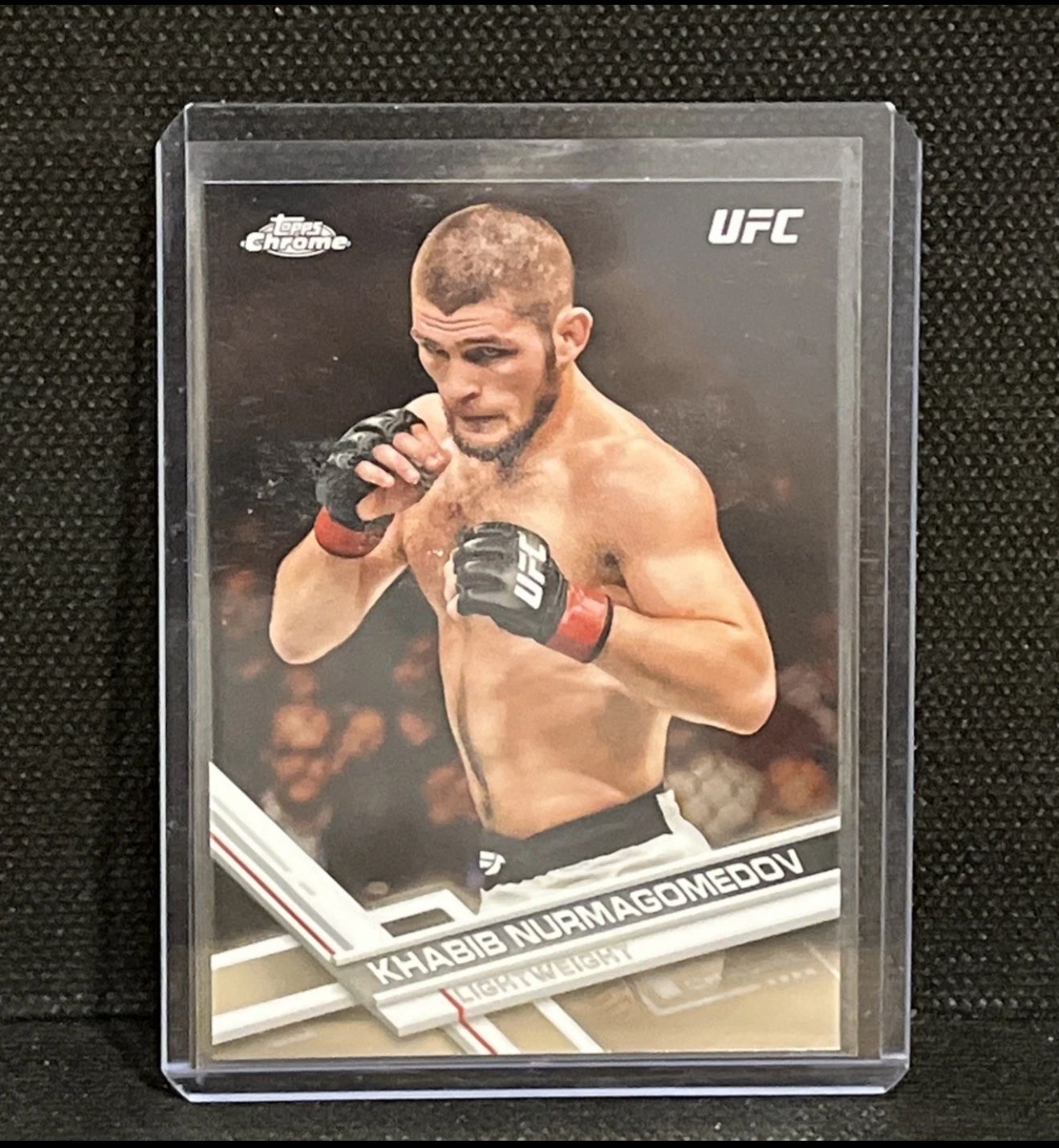 2017 Topps Chrome UFC #100 Khabib Nurmagomedov