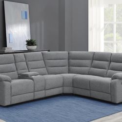 NEW AUTOMATIC RECLINING SECTIONAL SOFA SET