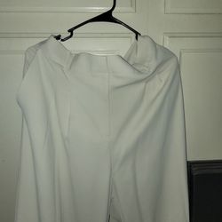 White/irony Womens Dress Pants XXL