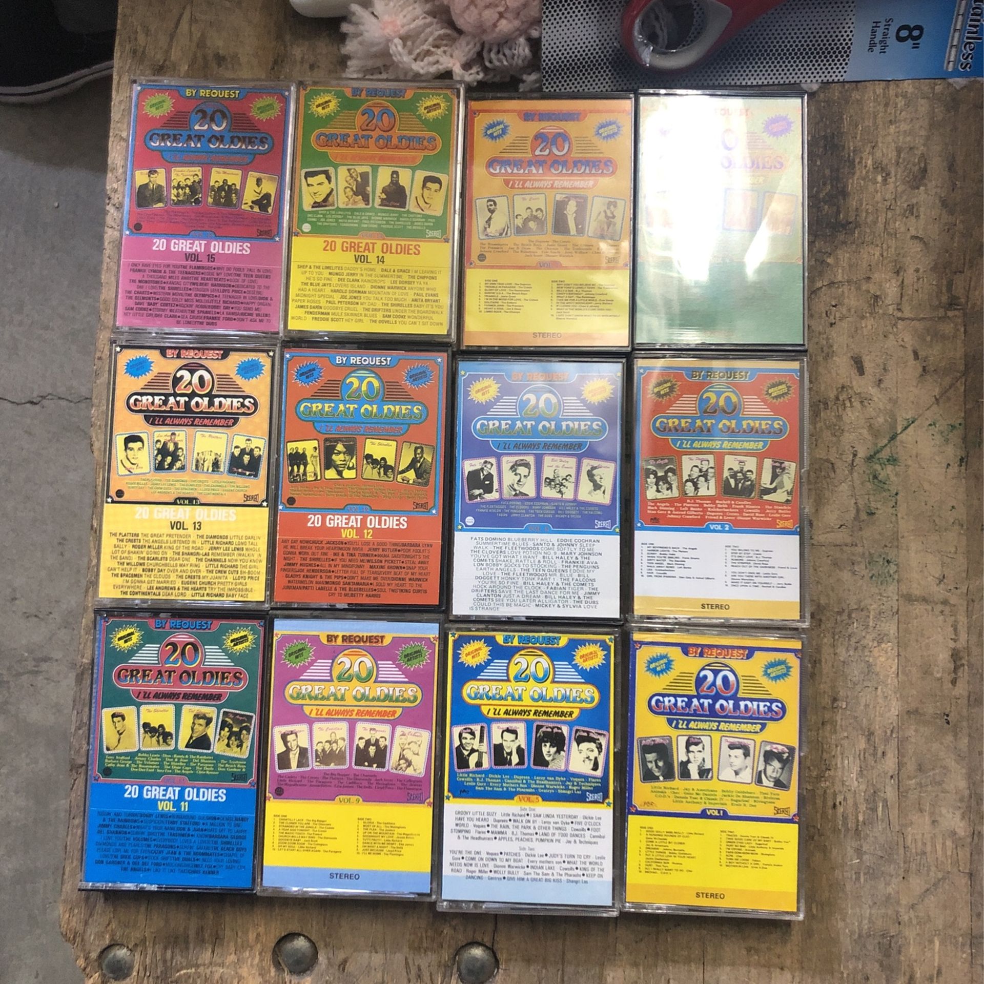 36 Cassette Case And Cassettes