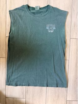 Men’s green and khaki shirt