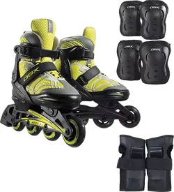 BRAND NEW DBX Boys' Equinox Adjustable Inline Skate Package