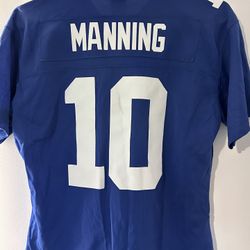 Women’s NY Giants Eli Manning #10 REEBOK NFL Players Football Jersey Large